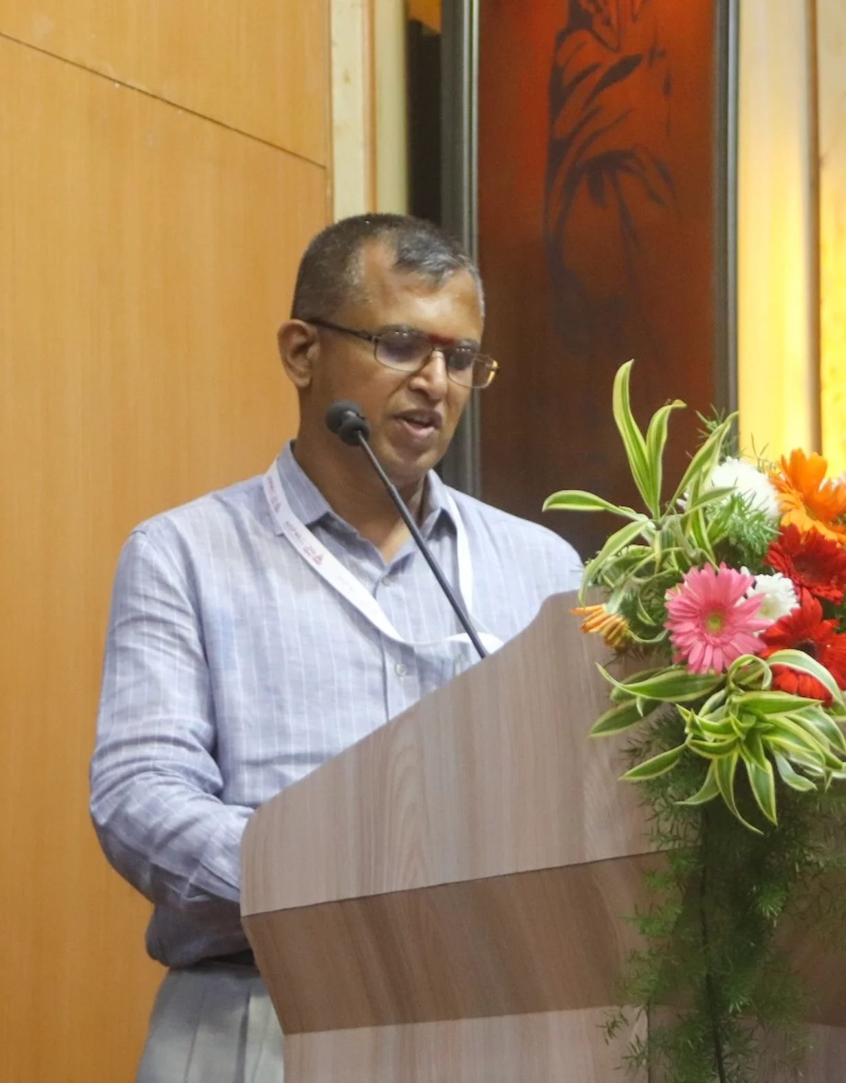 Distinguished speaker at an IEEE Madras Section event